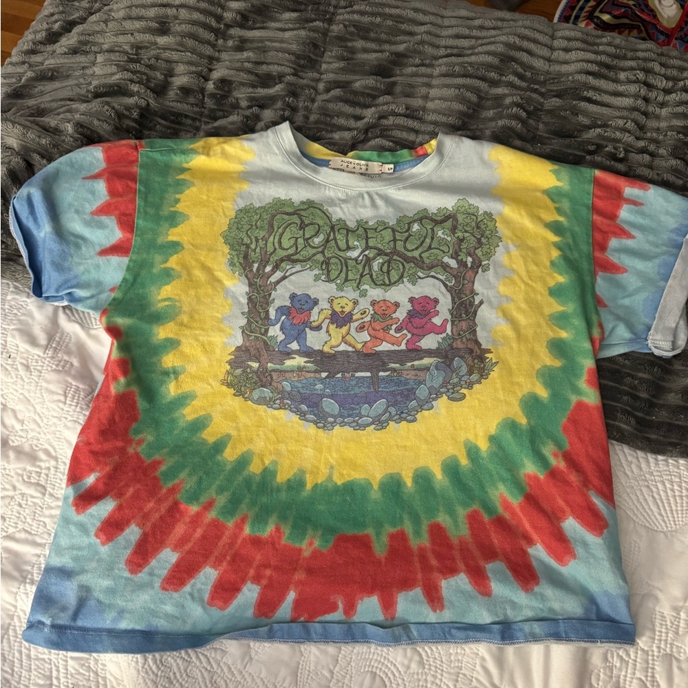 Alice & Olivia Jeans Grateful Dead Tie-Dye T-Shirt - Multicolor